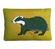 Load image into Gallery viewer, Badger cushion - made to order