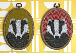 Badger hoop art