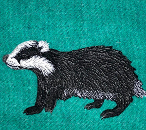 Badger zip pouch - made to order