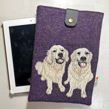 Load image into Gallery viewer, Pet portrait iPad case - made to order