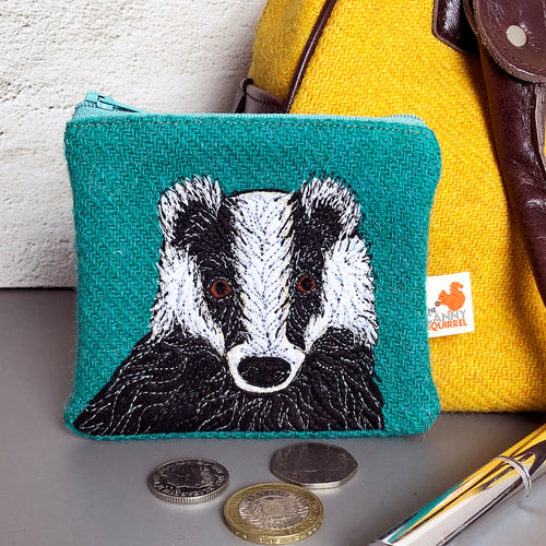 Badger coin purse