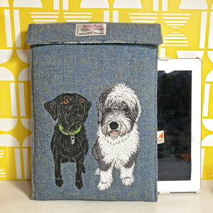 Pet portrait iPad case - made to order