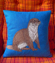 Load image into Gallery viewer, Otter cushion - made to order