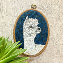 Load image into Gallery viewer, Alpaca hoop art