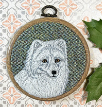 Load image into Gallery viewer, Arctic fox winter decoration