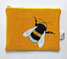 Load image into Gallery viewer, Bee zip pouch - made to order