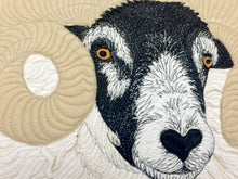 Load image into Gallery viewer, Black faced sheep cushion - made to order