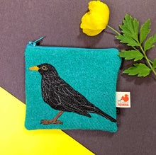 Load image into Gallery viewer, Blackbird coin purse