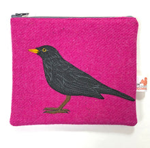 Load image into Gallery viewer, Blackbird zip pouch - made to order