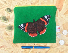 Load image into Gallery viewer, Butterfly zip pouch