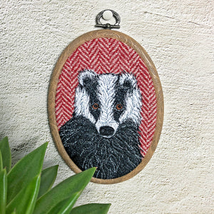 Badger hoop art