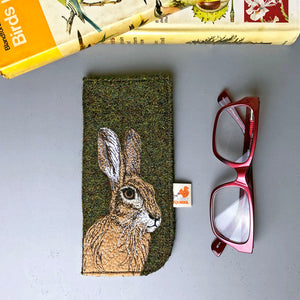 Hare glasses case