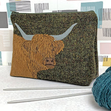 Load image into Gallery viewer, Highland Cow project bag