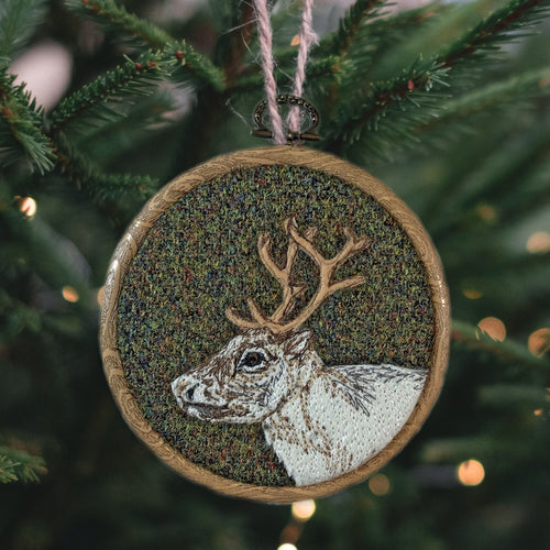 Reindeer winter decoration