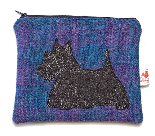 Scottish terrier zip pouch