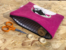 Load image into Gallery viewer, Sheep zip pouch, pink